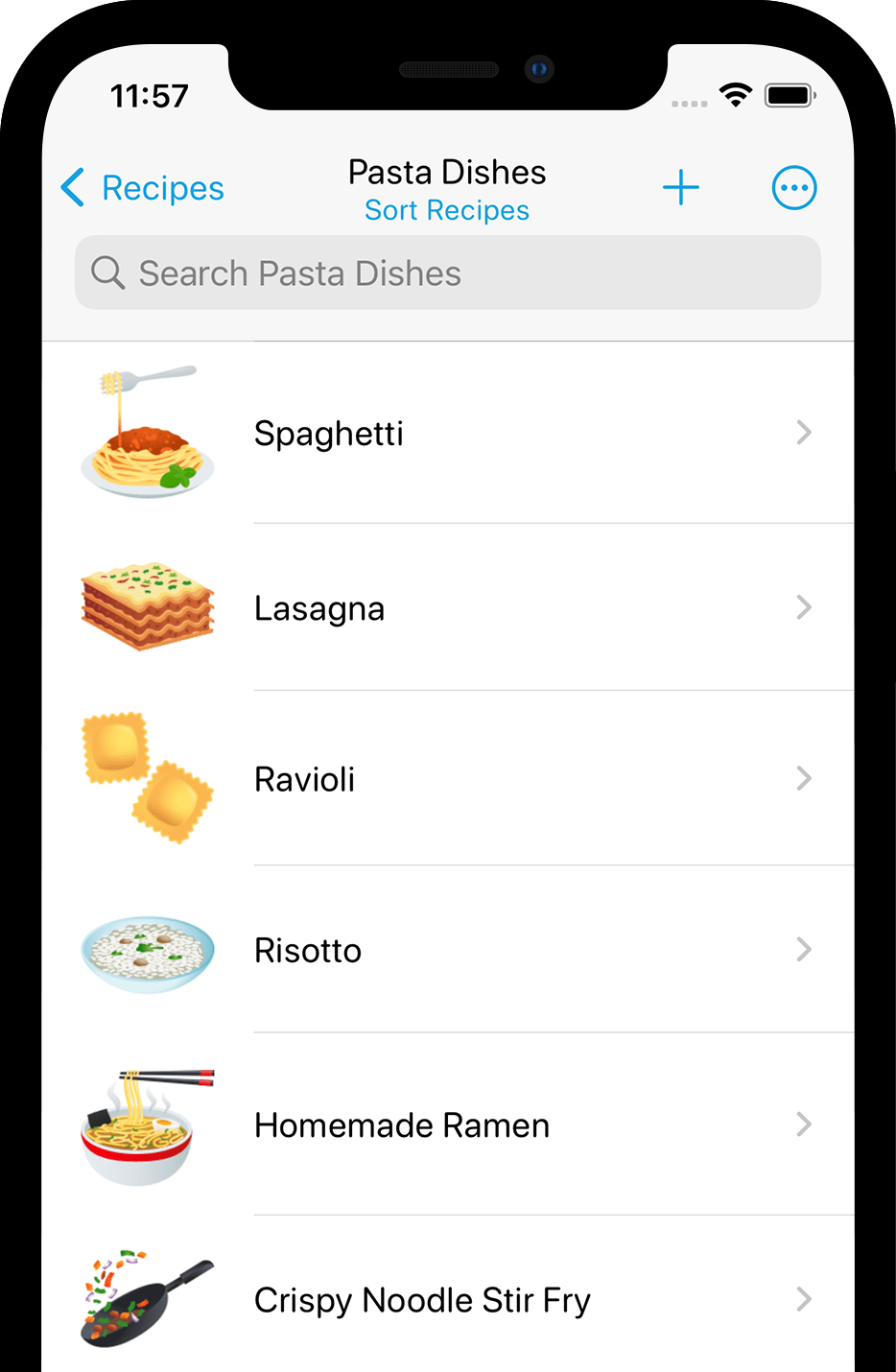 AnyList recipe icons screenshot